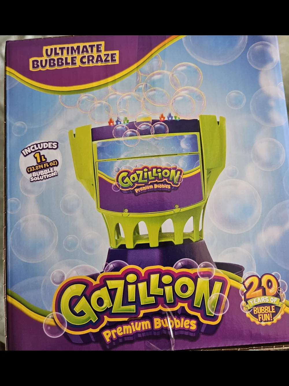 Ultimate Bubble Machine Playset - Green & Purple